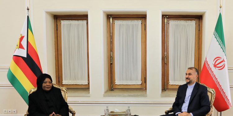 Zimbabwe’s first lady meets with Iranian foreign minister in Tehran