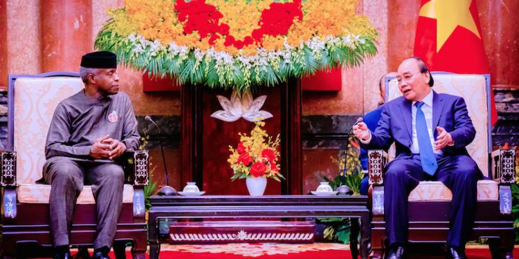Nigeria best place to invest in Africa, Osinbajo says at meeting with Vietnam’s President Nguyen Phuc