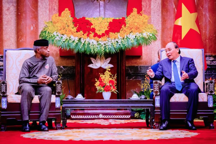 Nigeria best place to invest in Africa, Osinbajo says at meeting with Vietnam’s President Nguyen Phuc