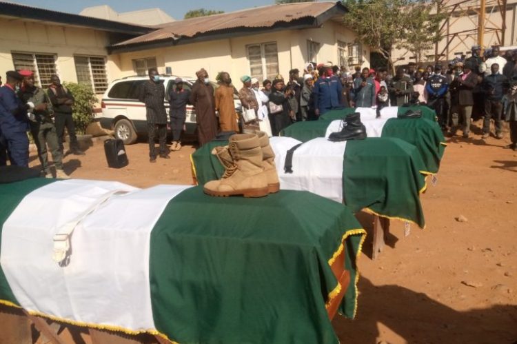 Buhari condemns ambush on NSCDC personnel, asks military to bandits to make bandits pay a price