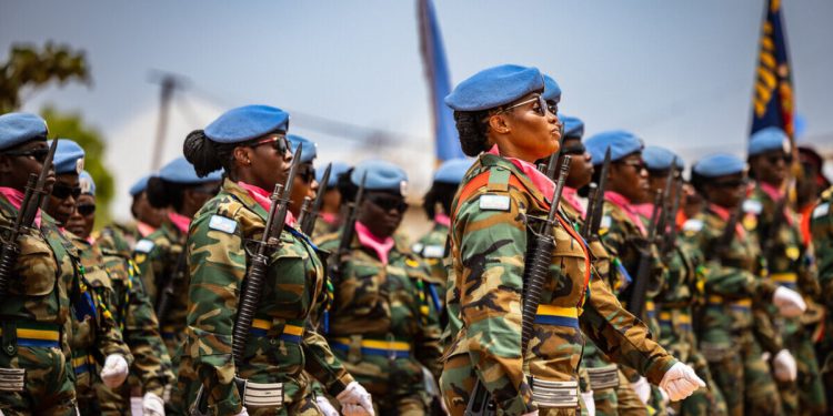 Medal Parade honours Ghanaian peacekeepers who saved lives during Climate Emergency