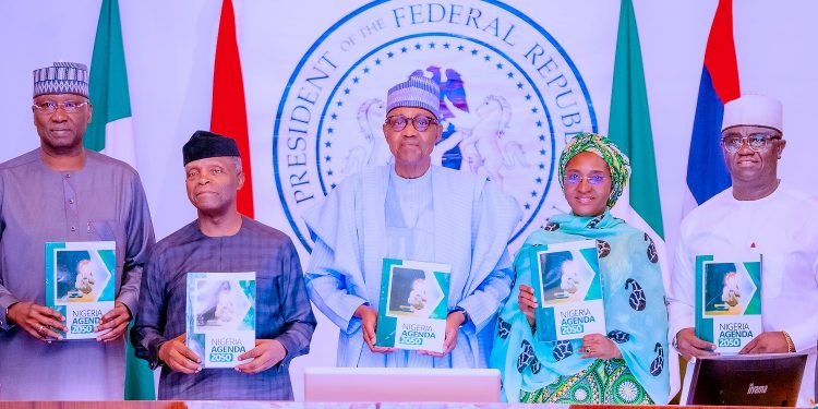 Nigeria to become top middle-income economy by 2050, Buhari says at launch of new national development plan
