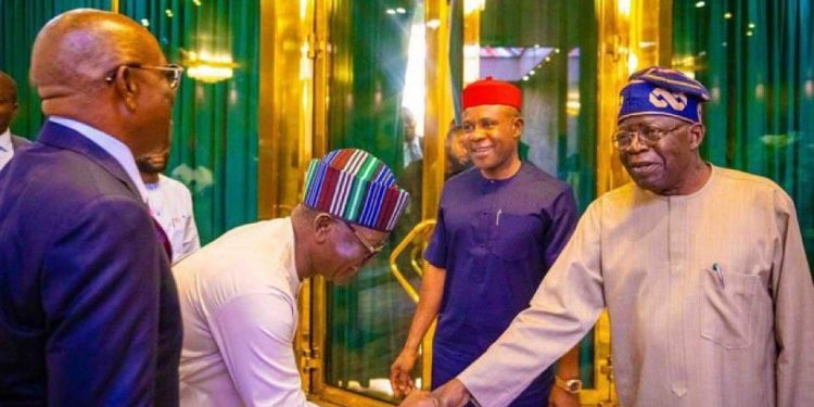 Governor Mbah meets Tinubu over economy, security challenges in Enugu