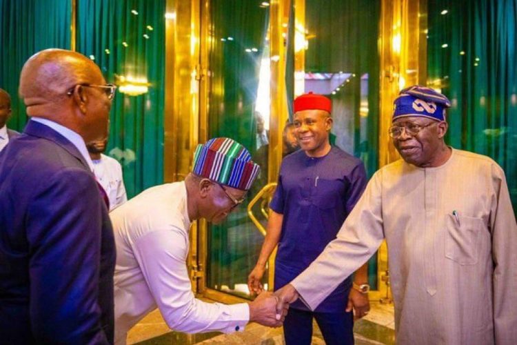 Governor Mbah meets Tinubu over economy, security challenges in Enugu