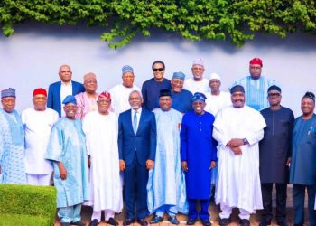 Class 1999 Governors meet Tinubu, pledge support for President