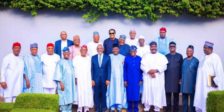 Class 1999 Governors meet Tinubu, pledge support for President