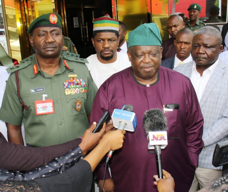 Zamfara, Plateau Governors visit Chief of Defence Staff, call for increase in security