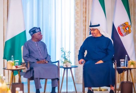 Tinubu meets UAE President, visa ban on Nigerians lifted