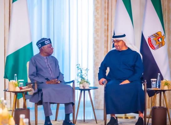 Tinubu meets UAE President, visa ban on Nigerians lifted