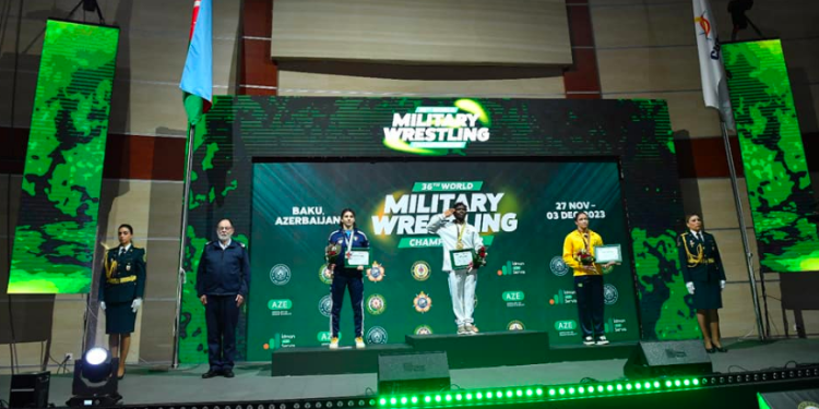 Nigerian military wrestlers shine at world stage, clinch gold, silver medals
