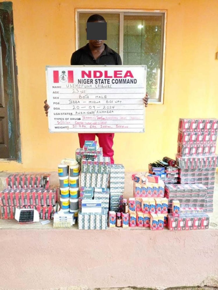 NDLEA intercepts N16.1bn opioids, arrests octogenarian, community leader’s wives, son