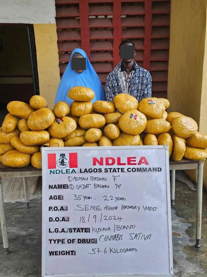NDLEA intercepts N16.1bn opioids, arrests octogenarian, community leader’s wives, son