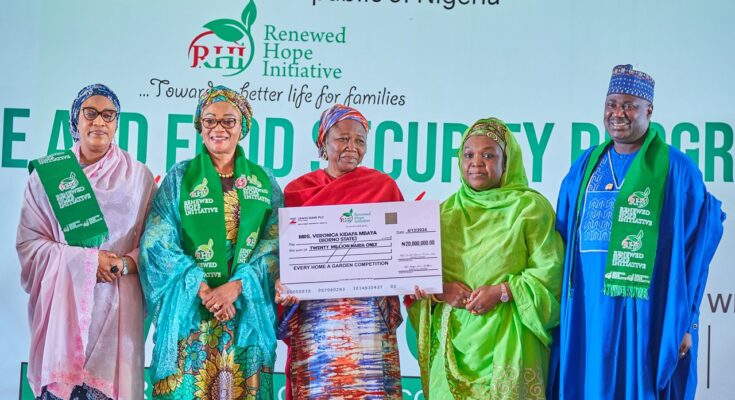 62-year-old retiree emerges winner of N20 million #Every Home Garden Competition