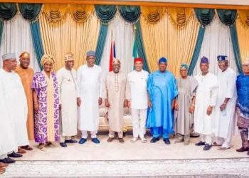Tinubu meets Osun APC Governor aspirants, harps on unity, consus building 