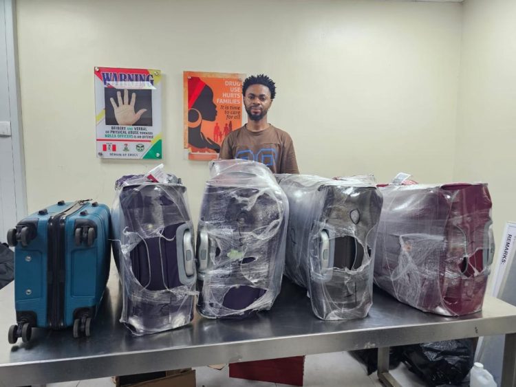 Italy-bound businessman intercepted with cocaine consignments in shoe soles, bag railings 